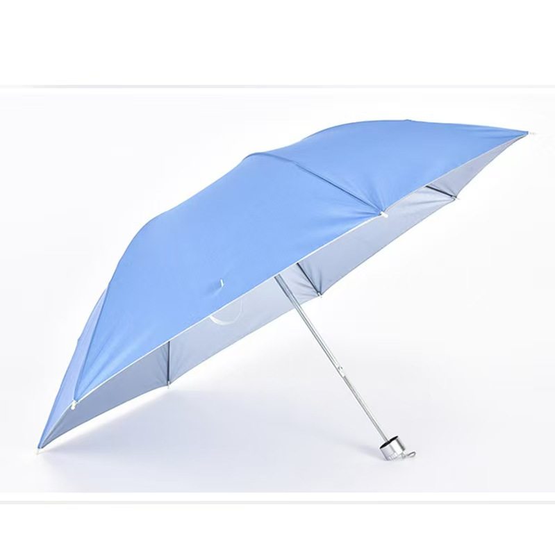 Umbrella Wholesale, Dual-Use for Sun and Rain, Creative Sun Umbrella, Silver-Coated Umbrella, Manual Gift Customization, Rainproof Advertising Umbrella