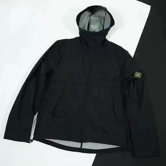 Cross-Border Stone Outdoor Jacket with Sleeve Patches and Hood, Unisex, Dropshipping Available