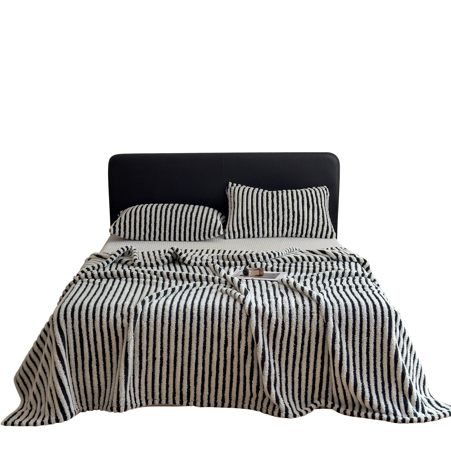 2025 New Class a Milk Velvet Jacquard Blanket Autumn and Winter Velvet Blanket Thickened Warm Cover Blanket Sofa Blanket Manufacturer Wholesale