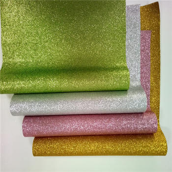 Factory Direct Batch 6P Environmentally Friendly Glitter Glitter Leather Fabric Glitter Factory Glitter Fine Gold Glitter Leather