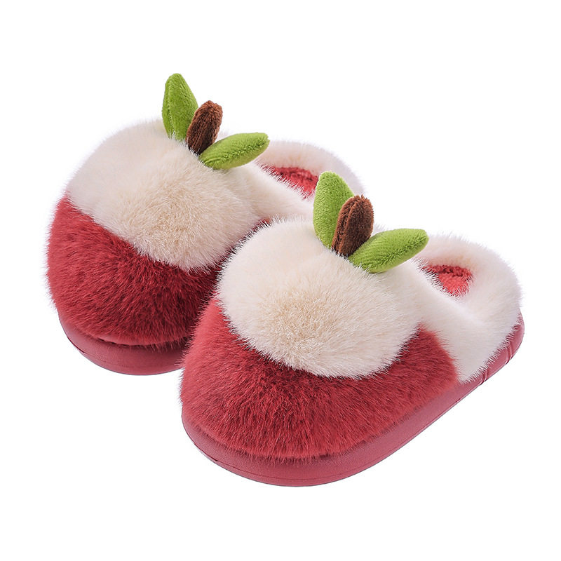 Children's Winter Cotton Slippers for Boys and Girls 2025 New Boys and Girls Warm Anti-Slip Baby Slippers Autumn and Winter Kidsren