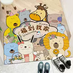 Cross-border carpet silk ring floor mat cutting door mat door mat door scraping mat factory direct sales