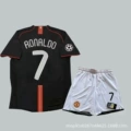 0809 manchester united away champions league short sleeve no. 7 suit