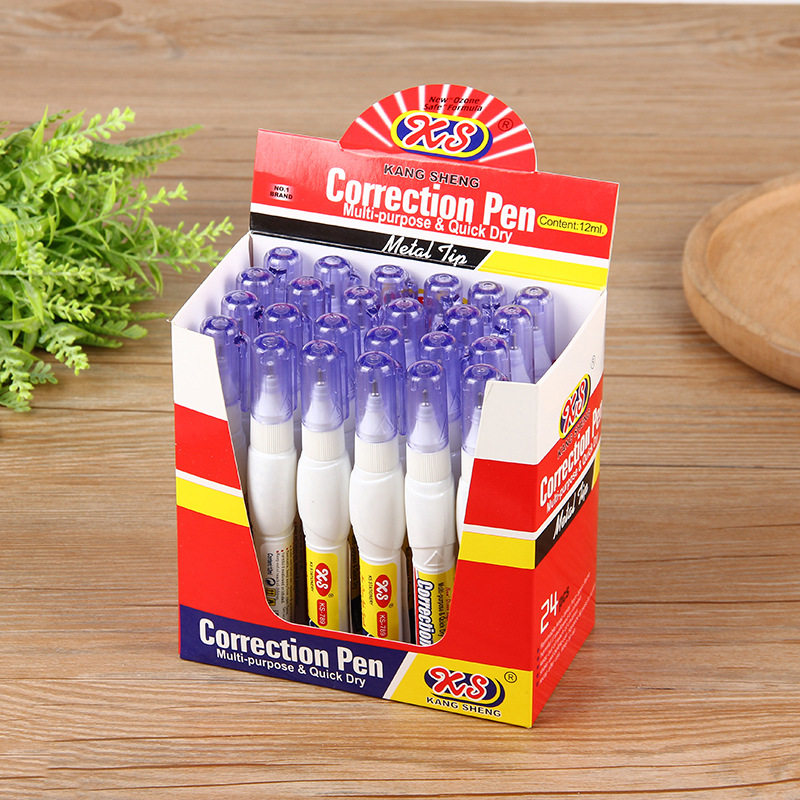 Correction Fluid, Quick-Drying, Odorless, Correction Fluid for Primary School Students, Correction Fluid Pen, Eraser, Correction Fluid, School Supplies