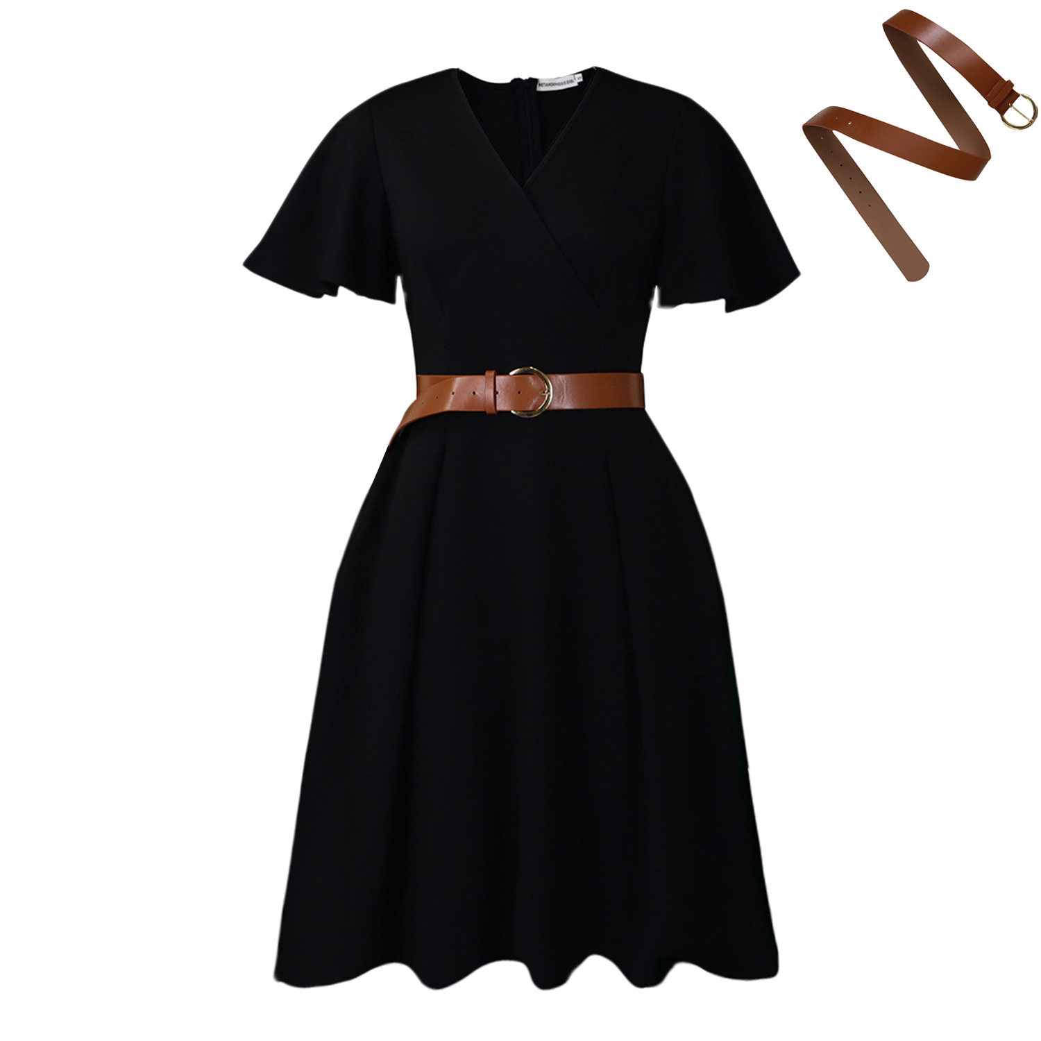 Summer Womens A Line Dress V Neck Bell Sleeves Casual Style Perfect for Everyday Wear Wholesale Available