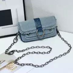 Cross-border ZV Women's Bag 2025 New Style Women's Casual All-match Liuding Shoulder Crossbody Bag Crescent Bag