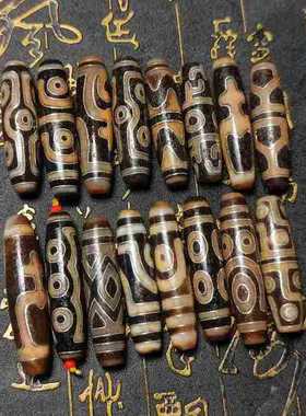 藏区回流老料掐丝镶银工艺玛瑙天珠项链吊坠挂件文玩饰品女颈饰