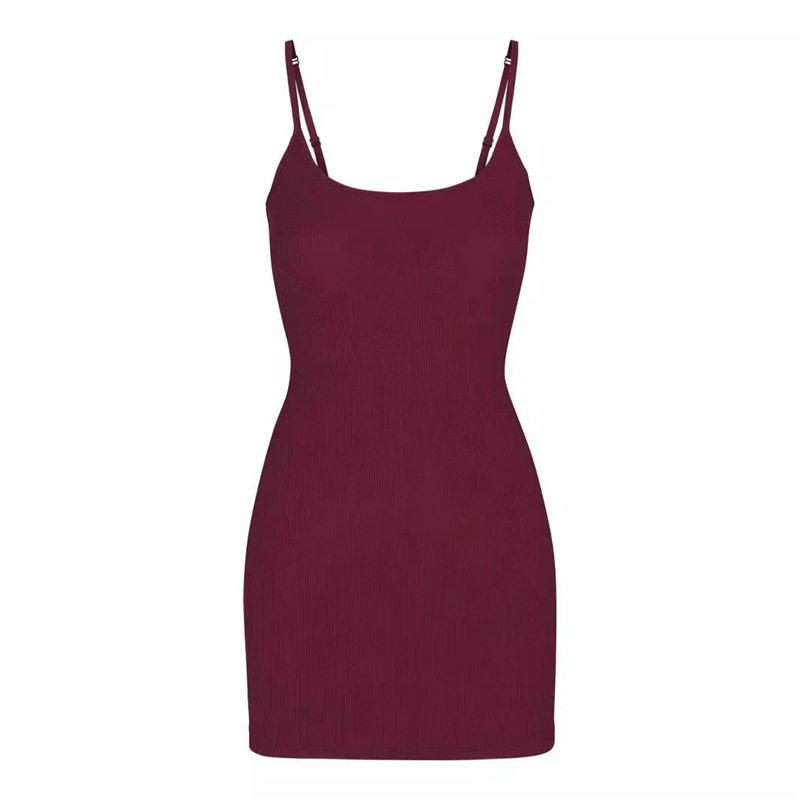 Kendall Jenner-Inspired Slim-Fit Spaghetti Strap Dress Sexy Sleeveless Kardashian-Style Bodycon Dress