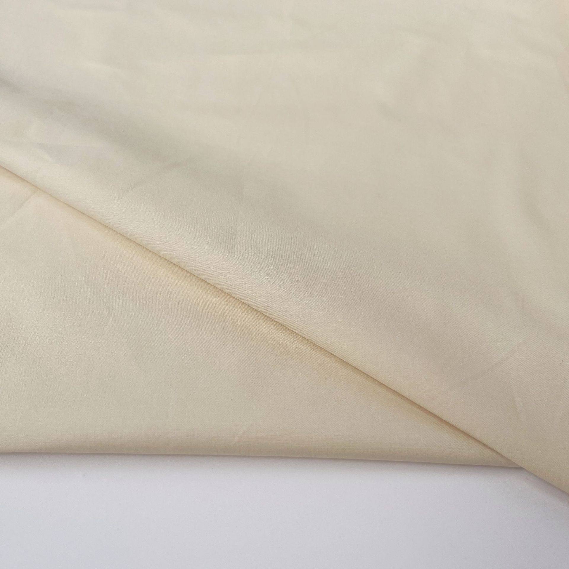 165Gsm Non-Elastic Pure Cotton Twill Poplin Sand-Washed Nostalgic Style Spring and Summer Dress Pants Fabric