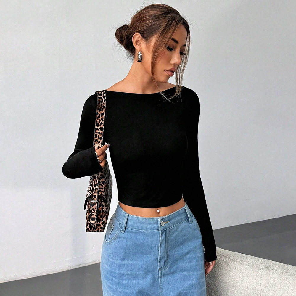 Womens Sexy Backless Crop Top Spring Summer Collection Trendy Design Wholesale Available factory direct