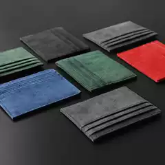 Simple Card Holder Men's Card Fur Card Exquisite Card Bag Card Holder Women's New Card Bag Compact