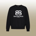 B1088 round neck black