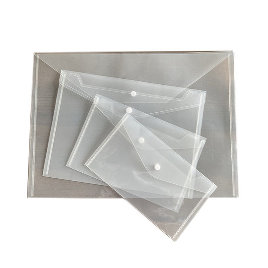 Changhe wholesale a4 snap transparent document bag a3 color horizontal and vertical a5 storage bag a6a7b4b5 size customization
