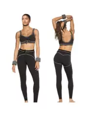 Cross-Border European and American Hot-Selling Yoga Outfit for Women, High-Waisted Yoga Pants, Sports Tank Top, Fitness Wear, Two-Piece Set for Women