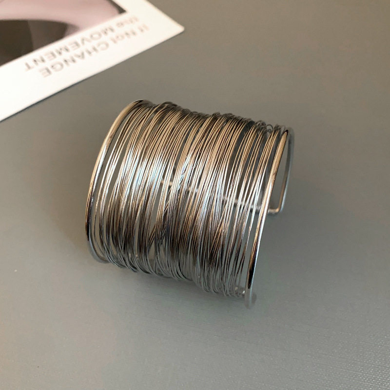 欧美跨境简约时尚手镯臂环小众冷淡风气质手环高级感百搭手饰批发