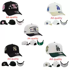 New Aa High-Quality Embroidered Baseball Cap, Unisex, Letter Design, Casual, Adjustable Curved Brim Hat