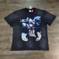 Lain cartoon co-branded washed gray