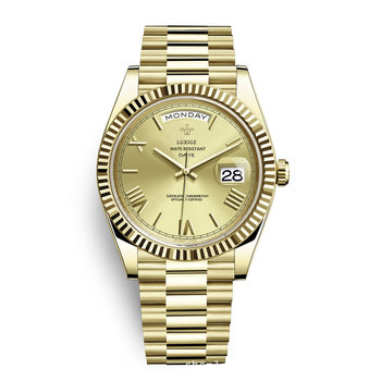 Fashionable Langxige Brand Classic Weekly Calendar Watch Men's Quartz Watch Waterproof Wristwatch