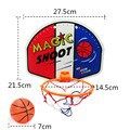 Acceptable modified version 27.5cm small size basketball board basketball board wall inflatable basketball plastic sticker for children