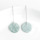 Серьги из натурального нефрита A goods blue water snowflake серьги из серебра S925 с инкрустацией из ледяного нефрита модные женские серьги высокого класса mini 2