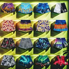 American Trendy Casual Shorts for Men, Summer Trendy Versatile Sports Running Fitness Basketball Beach Quarter Pants