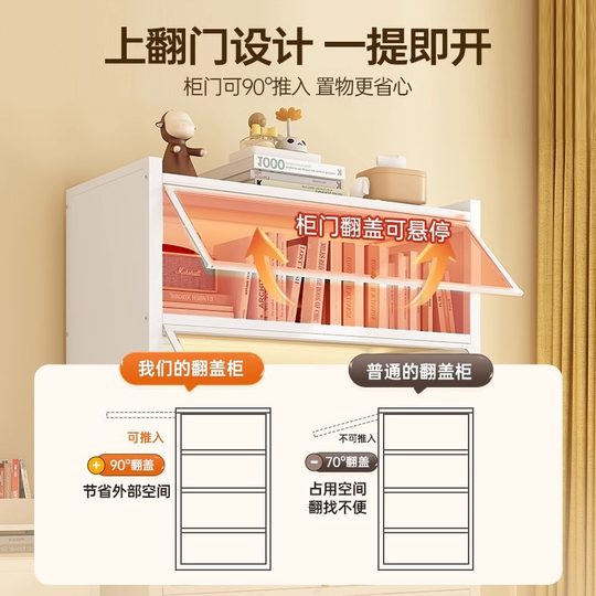 钢制书架带门玻璃书柜落地防尘铁皮手办展示柜家用储物柜收纳柜子