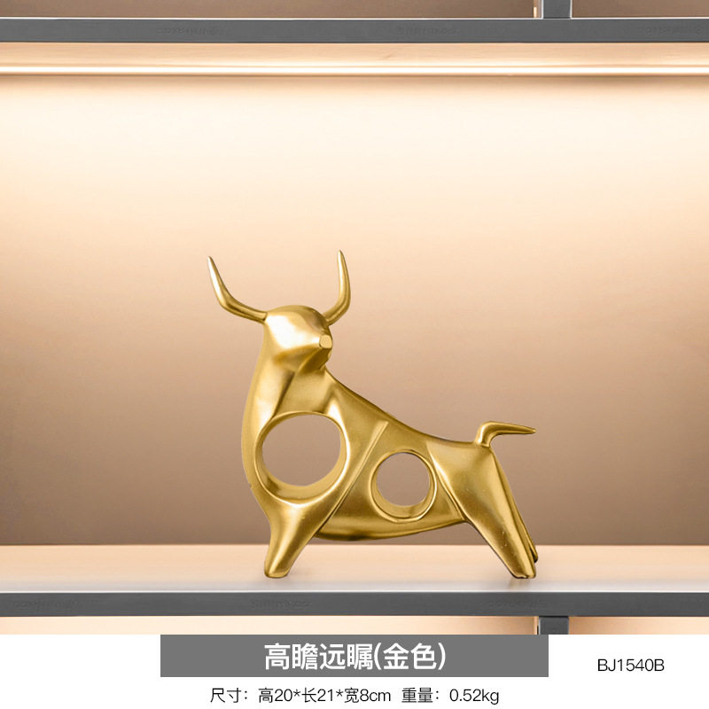 新中式高档酒柜装饰品餐边柜摆件客厅创意家居饰品室内软装装饰