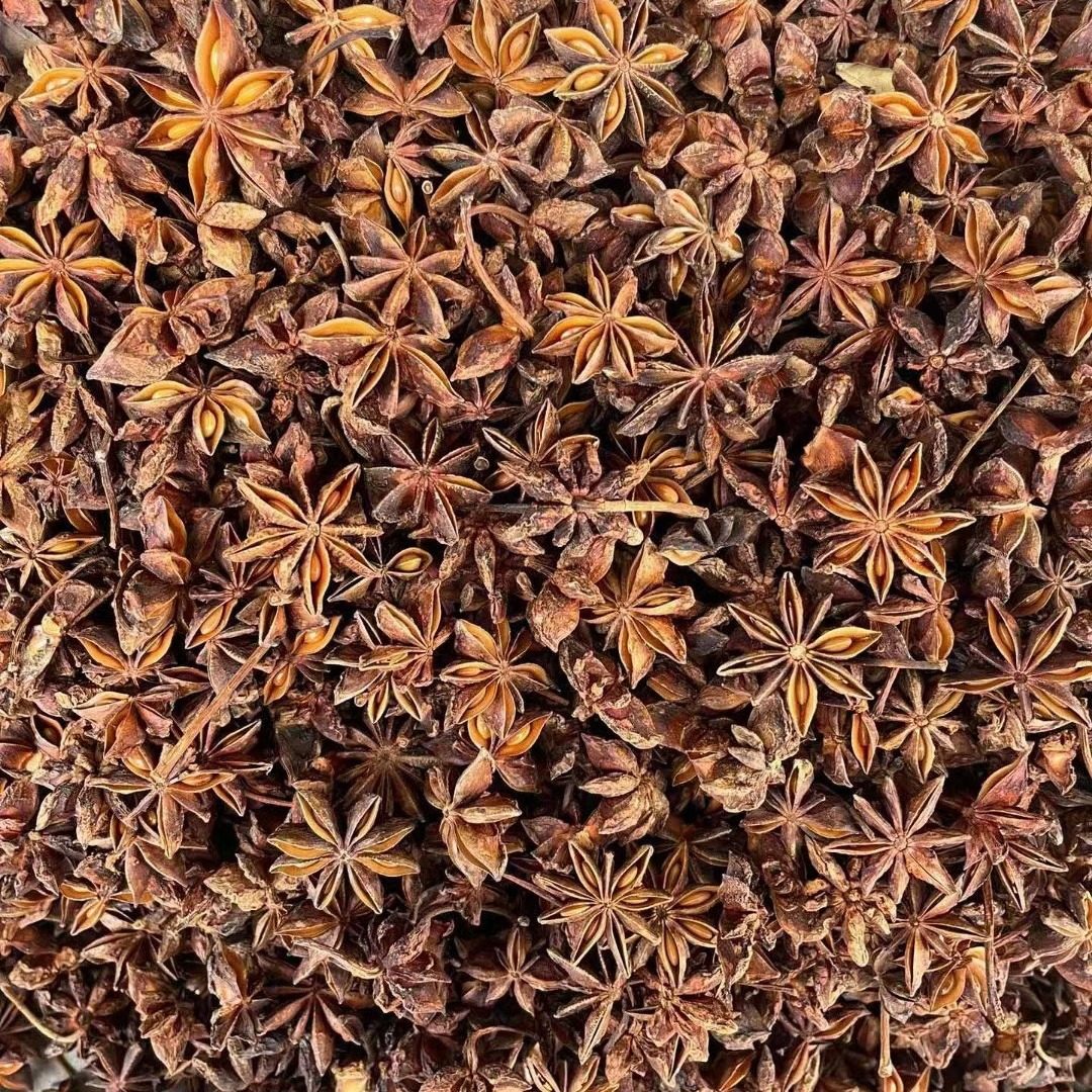 Authentic Guangxi Star Anise Seasoning, New Stock, Sulfur-Free, Fully Dried, Cooking Specialty, Star Anise for Stewing Meat and Making Soup, Organic Spice