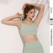 Leica Adjustable High Strength Sports Underwear Women's Shockproof Running Fitness Bra Professional Training Yoga Clothing Vest