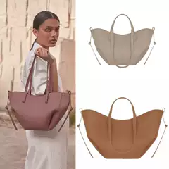 Polene Underarm Pleated Tote Shopping Bag Niche Design 2026 New Trendy Fashion Polene Women's Bag
