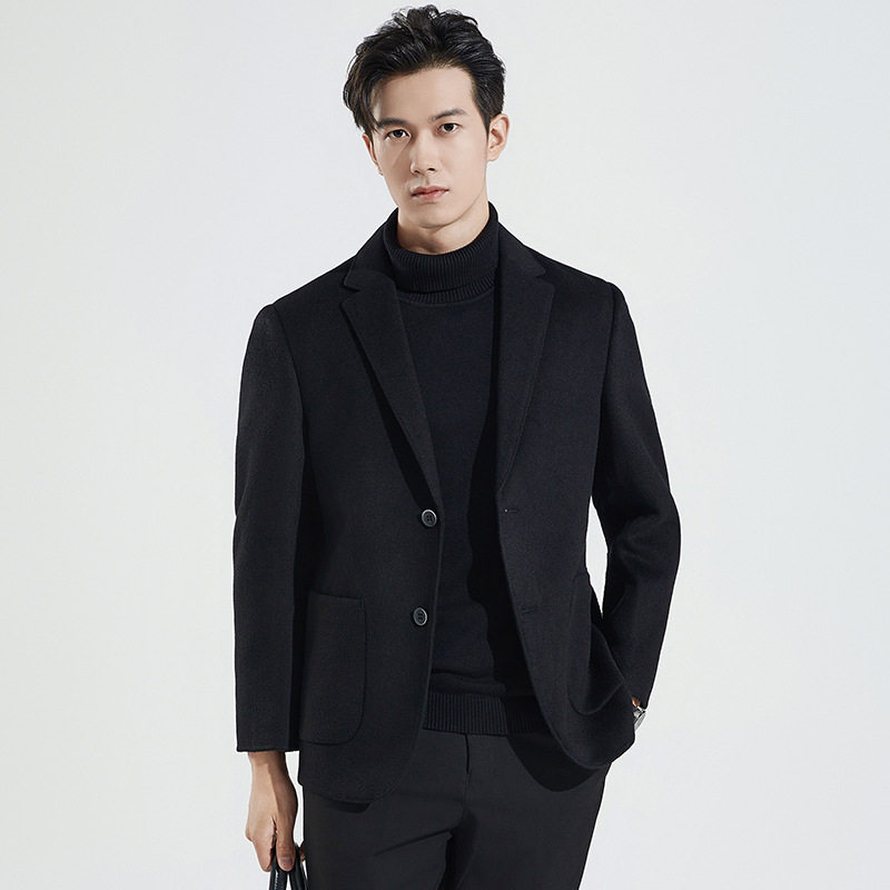 Áo Vest Nam 100% Lông Cừu Thu Đông Dáng Ôm Màu Nâu, Xám, Xanh Navy, Đen