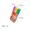 2B Rainbow Eraser Student Exam Art Sketch Painting Eraser Low Residue Stationery Wholesale Pencil