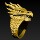 Chenrui wish golden Western dragon ring серии трансграничных ретро-модных темпераментных властных колец прямых продаж с фабрики mini 1