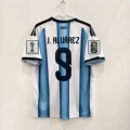 Argentina home jersey #9 + world cup armband