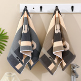 Полотенца из чистого хлопка для мужчин и женщин, для взрослых, для домашнего умывания и купания пар, мягкие и толстые впитывающие полотенца для лица, подарок на возврат, логотип трудового страхования