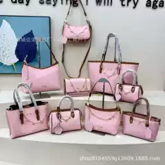 Cross-Border Pink Series Tote Bag Bag2026 European and American Shoulder Bag Summer Ins Versatile Essential Women's Crossbody Bag