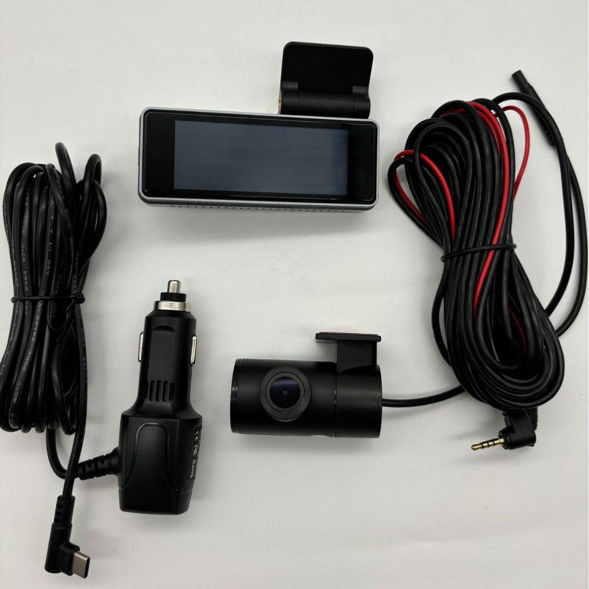 4K Adas 3.16inch Car Dash Camera Dual-Lens Video Recording Front and Rear during Driving