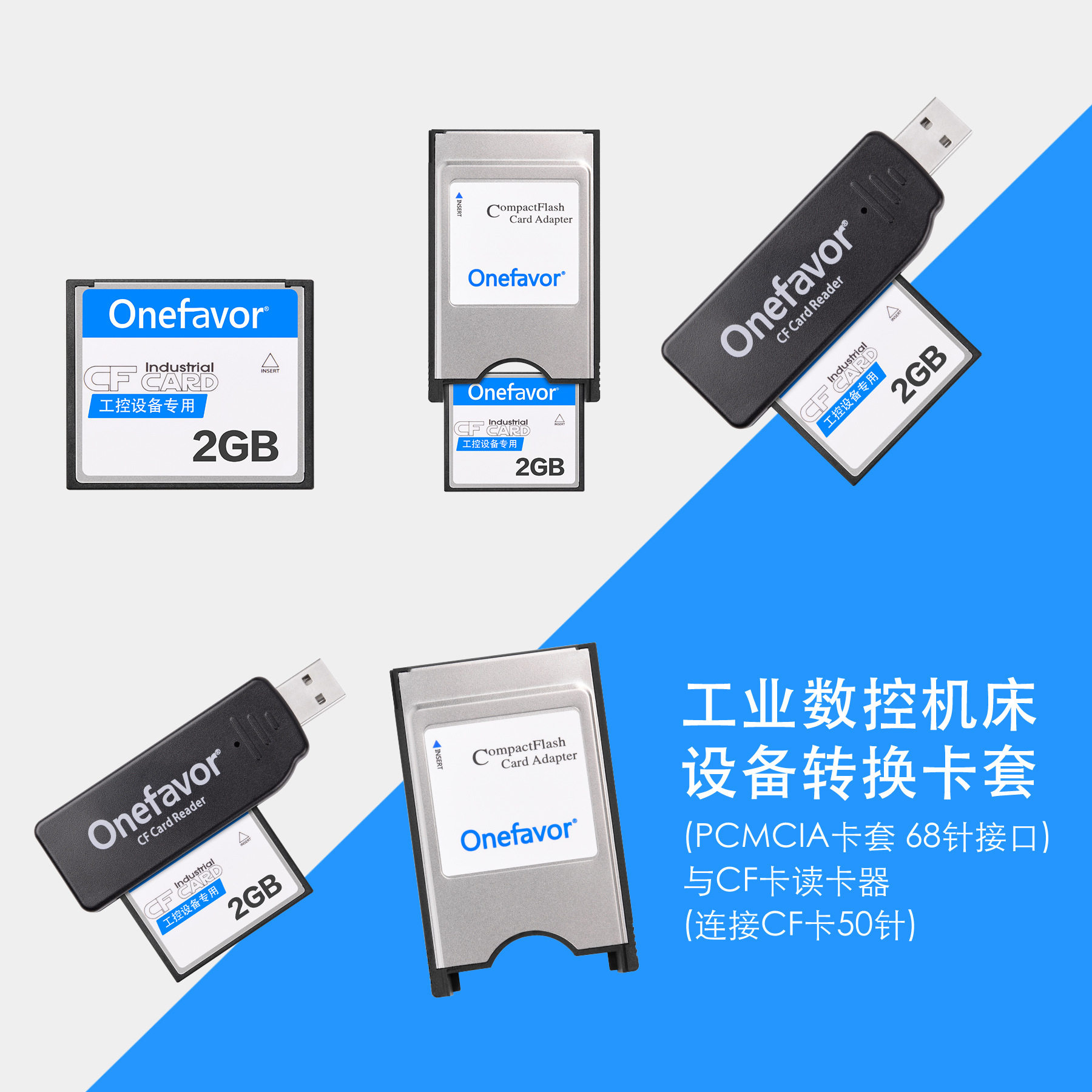 Industrial-Grade Cf Card 1G/2G/4Gb Mitsubishi Cnc Machine Tool Franke Machining Center Dedicated Memory Card