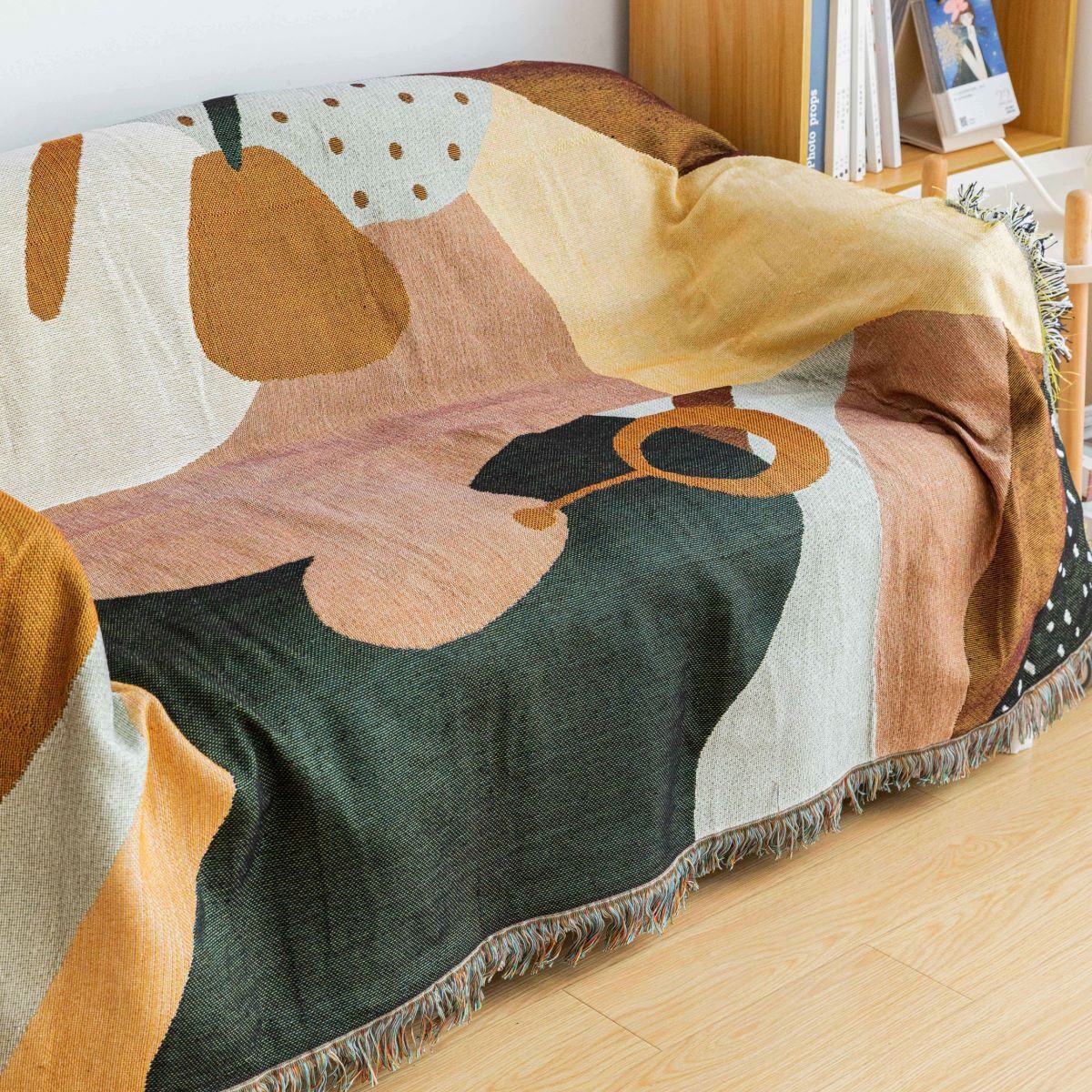 Cross-Border American Oil Painting Decorative Tapestry Outdoor Camping Blanket Custom Tapestry Leisure Blanket Sofa Blanket Blanket Cover Blanket