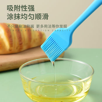 Silicone BBQ Brush Food Grade High Temperature Resistant Oil Brush Silicone Cake Baking Brush BBQ Sauce Kitchen Brush