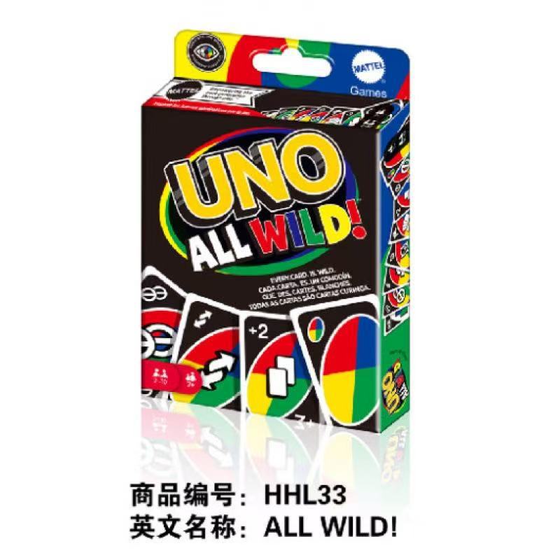 正版UNO纸牌乌诺扑克牌多人卡牌游戏聚会桌游戏我的世界经典红一