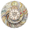 50 pieces of nostalgic clock stickers retro creative clock hand account mobile phone case luggage goo card Cup waterproof decoration
