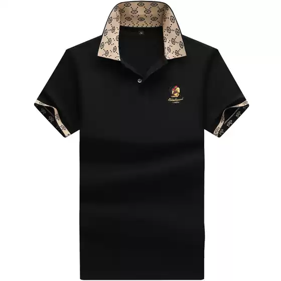genuine goods Paul Men's Polo Shirt Men's Short-sleeved T-shirt Summer Light Luxury Half-sleeved Thin Men's High-end T-shirt