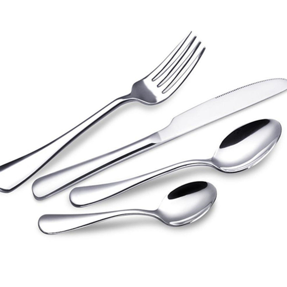 Cross-Border Stainless Steel Tableware Household Stainless Steel Knife, Fork, and Spoon 1010 Knife and Fork Set Western-Style Knife and Fork