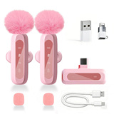 Трансграничная частная модель new J3 pink беспроводной петличный микрофон smart radio с шумоподавлением беспроводной микрофон для прямой трансляции
