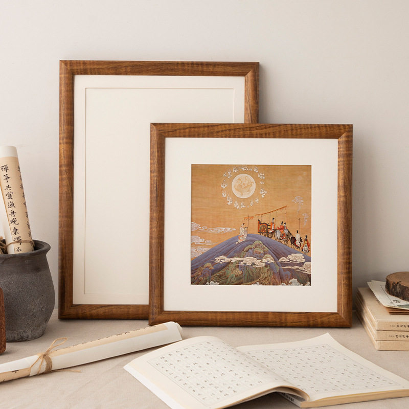 Blank Cardboard Matching Mounted Traditional Chinese Painting Calligraphy Photo Frame Square 38 Calligraphy and Painting Decoration Chinese Style Calligraphy Hanging Wall 33