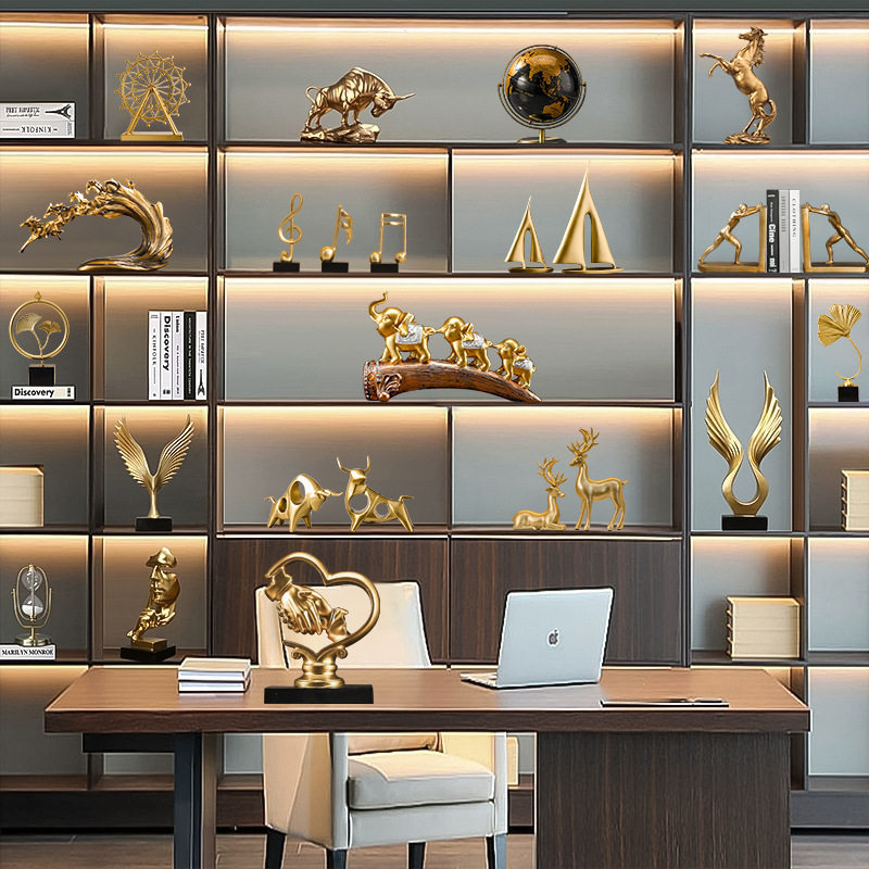 新しい中国のハイエンドのワインキャビネットの装飾、サイドキャ...