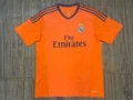 13-14 orange real madrid second guest short sleeve