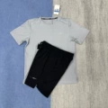 [ice silk quick dry] reflective cursor-nk set gray + black