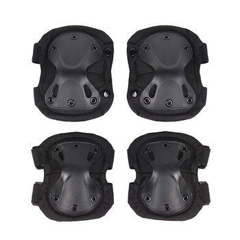 Tactical Knee Pads and Elbow Pads Four-Piece Set Transformers Military Fans Outdoor Kneeling and Crawling Training Sports Equipment